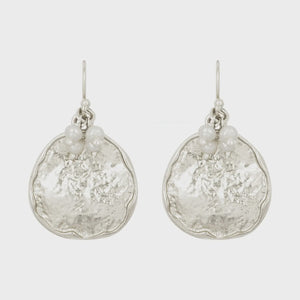 Solange Freshwater Pearl Earrings in Silver