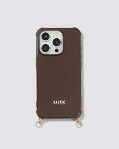 Ateljé - Dark Brown iPhone Case Product Image
