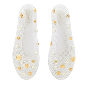Ancient Greek Sandals - Iro Jelly Clear/Shell
