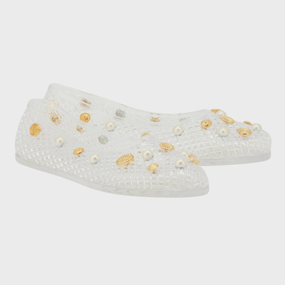 Ancient Greek Sandals - Iro Jelly Clear/Shell