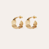 Gas Bijoux - Cuore Hoop Earrings - Gold - HAYGEN