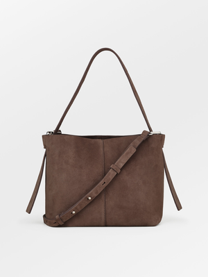 Beck Söndergaard - Suede Fraya Small Crossbody Bag - Hot Fudge - HAYGEN