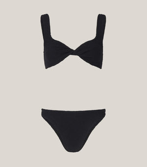 Hunza G - Juno Bikini - Black - HAYGEN