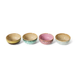 HK Living - 70s ceramics: XS bowls  Set of 4 - Modernist - HAYGEN