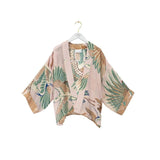 One Hundred Stars - Crane Plaster Pink Kimono