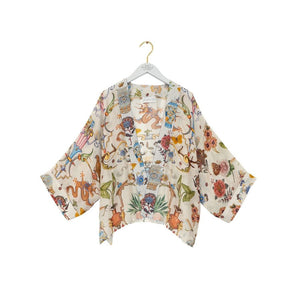 One Hundred Stars - Cornucopia Ivory Kimono