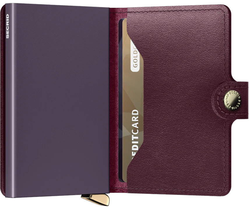 Secrid - Premium Mini Wallet - Dusk Bordeaux - HAYGEN