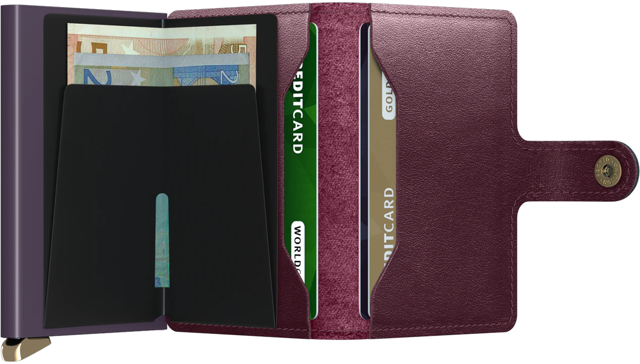 Secrid - Premium Mini Wallet - Dusk Bordeaux - HAYGEN