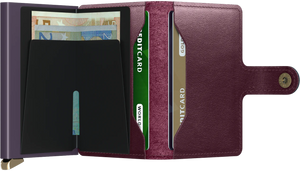 Secrid - Premium Mini Wallet - Dusk Bordeaux - HAYGEN