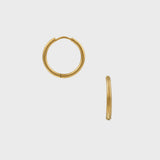 Luxe Mid Size Hoop - Gold - HAYGEN