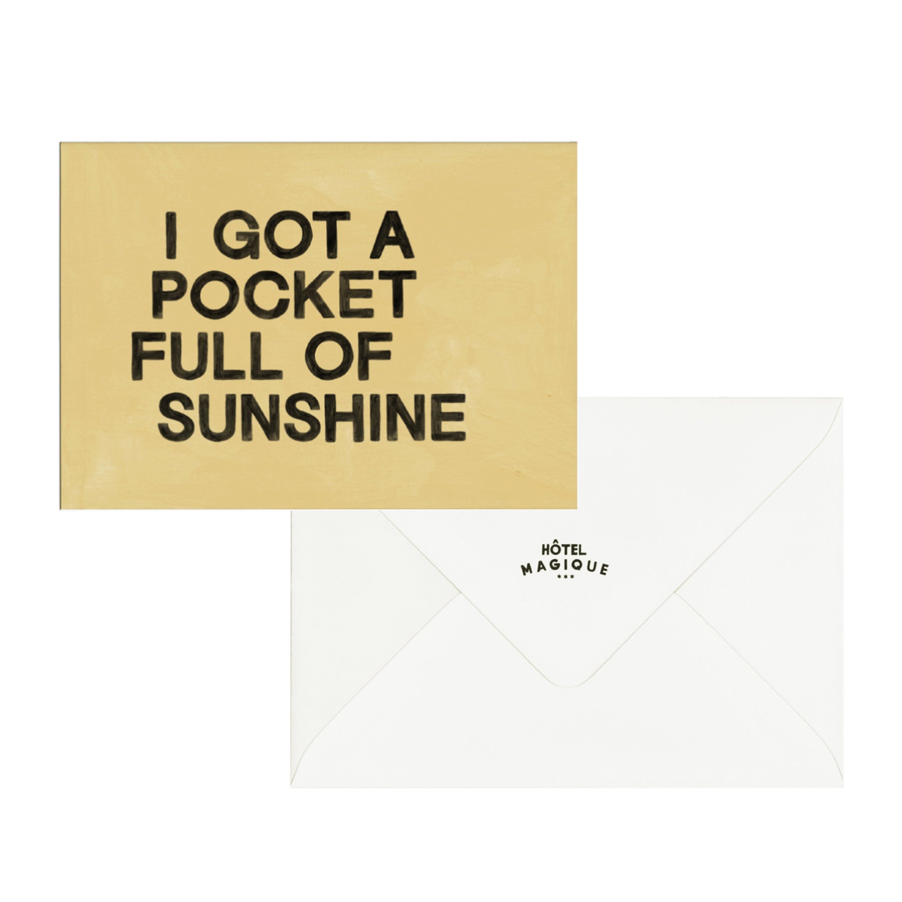 Hotel Magique - Pocket Full of Sunshine Greeting Card - HAYGEN