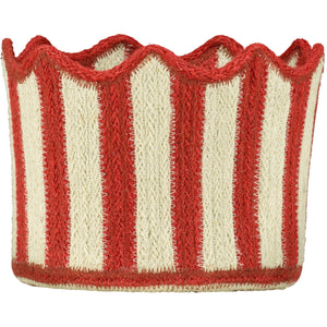 Tulip Basket - Red - 23x18cm - HAYGEN