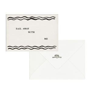 Hotel Magique - Sail Away with me Greeting Card - HAYGEN