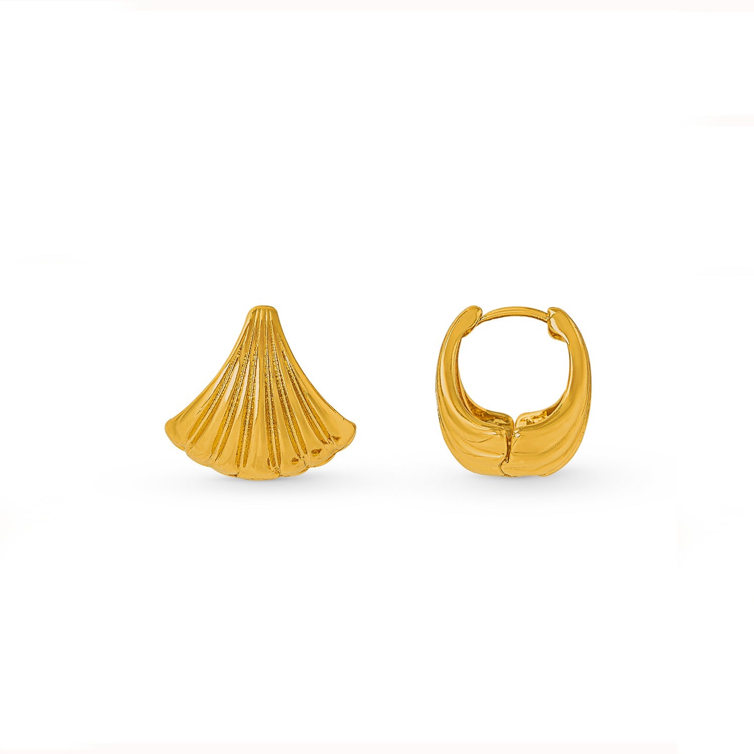 Scallop Fan Earrings - HAYGEN