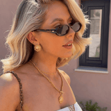 Statement Molten Sun Stud Earrings - HAYGEN