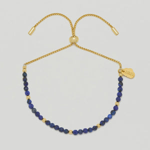Faceted Lapis Amelia - Gold - HAYGEN