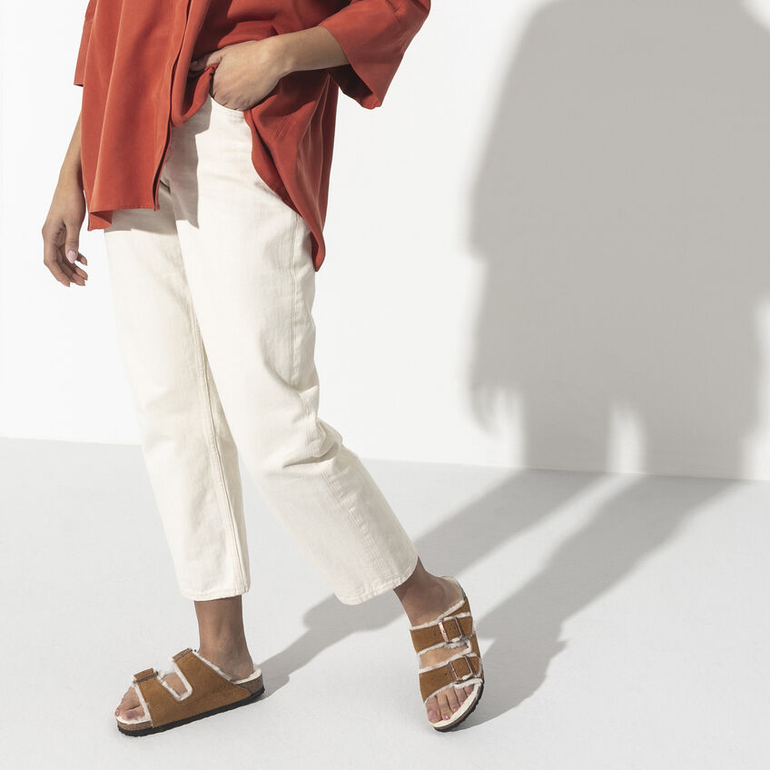 Birkenstock - Arizona Shearling - Mink - HAYGEN