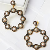 Soru - Baroque Pearl Hoop Earrings - HAYGEN