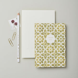 Wanderlust Paper Co. - Olive Tiles 'Thank You' - HAYGEN