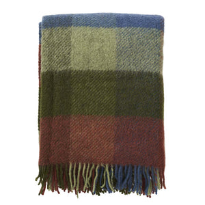 Goatland Multigreen Woven Wool Multi Green - HAYGEN