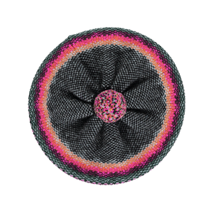 Quinton & Chadwick - Tweed Pattern Beret Pink - HAYGEN