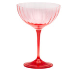 Anna + Nina - Garden Pink Champagne Glass - HAYGEN