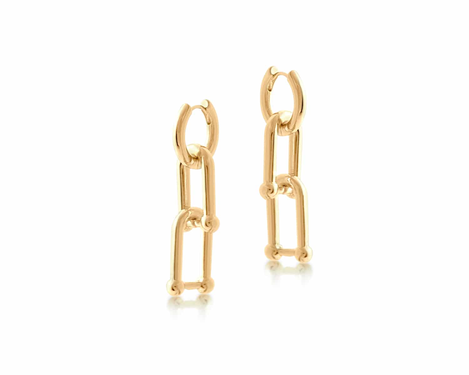 Renata Charm Hoop Earrings - HAYGEN