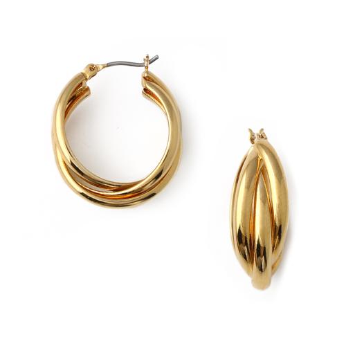 Interlocking Hoop Earrings - HAYGEN