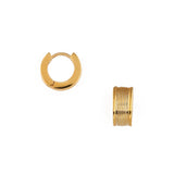 Chunky Linear Huggie Earrings - HAYGEN
