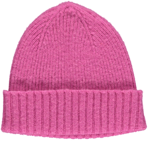 Quinton & Chadwick - Brushed Beanie Hat in Bubblegum - HAYGEN