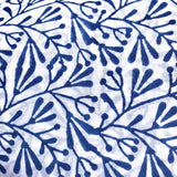 Cotton Block Print Pyjamas - Bud Blue - HAYGEN