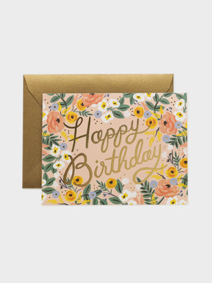 Rifle - Rose Birthday Card - HAYGEN