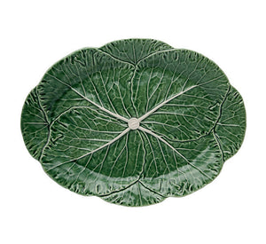 Bordallo Pinheiro - Cabbage Oval Platter - 43cm - HAYGEN