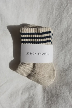 Le Bon Shoppe - Girlfriend Socks - Oatmeal - HAYGEN