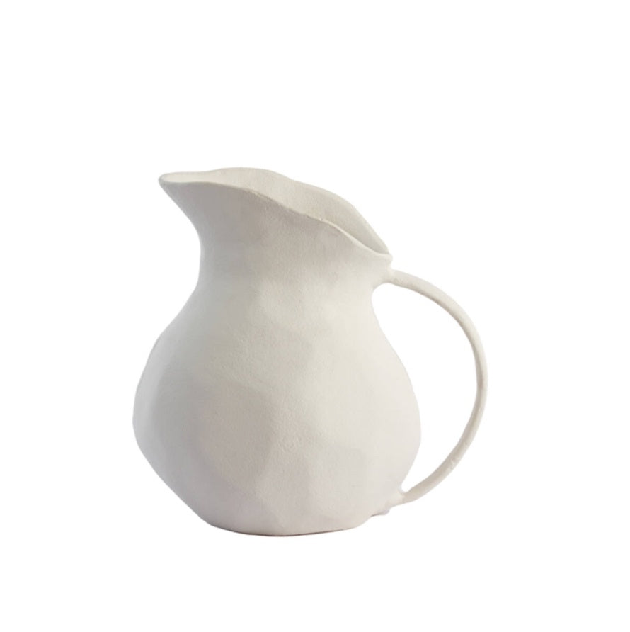 Vase Deco Alonza Cream - HAYGEN