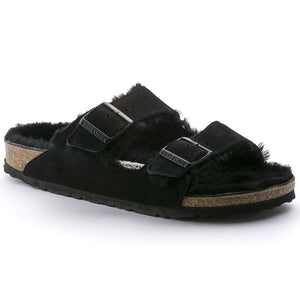 Birkenstock - Arizona Shearling - Black - HAYGEN