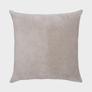 Niki Jones - Velvet Linen Square Cushion Oyster - HAYGEN