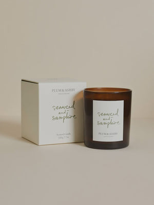 Plum & Ashby - Seaweed and Samphire Candle - HAYGEN