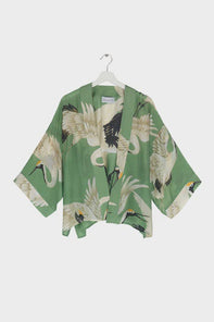 One Hundred Stars - Kimono Stork Pea Green Product Image