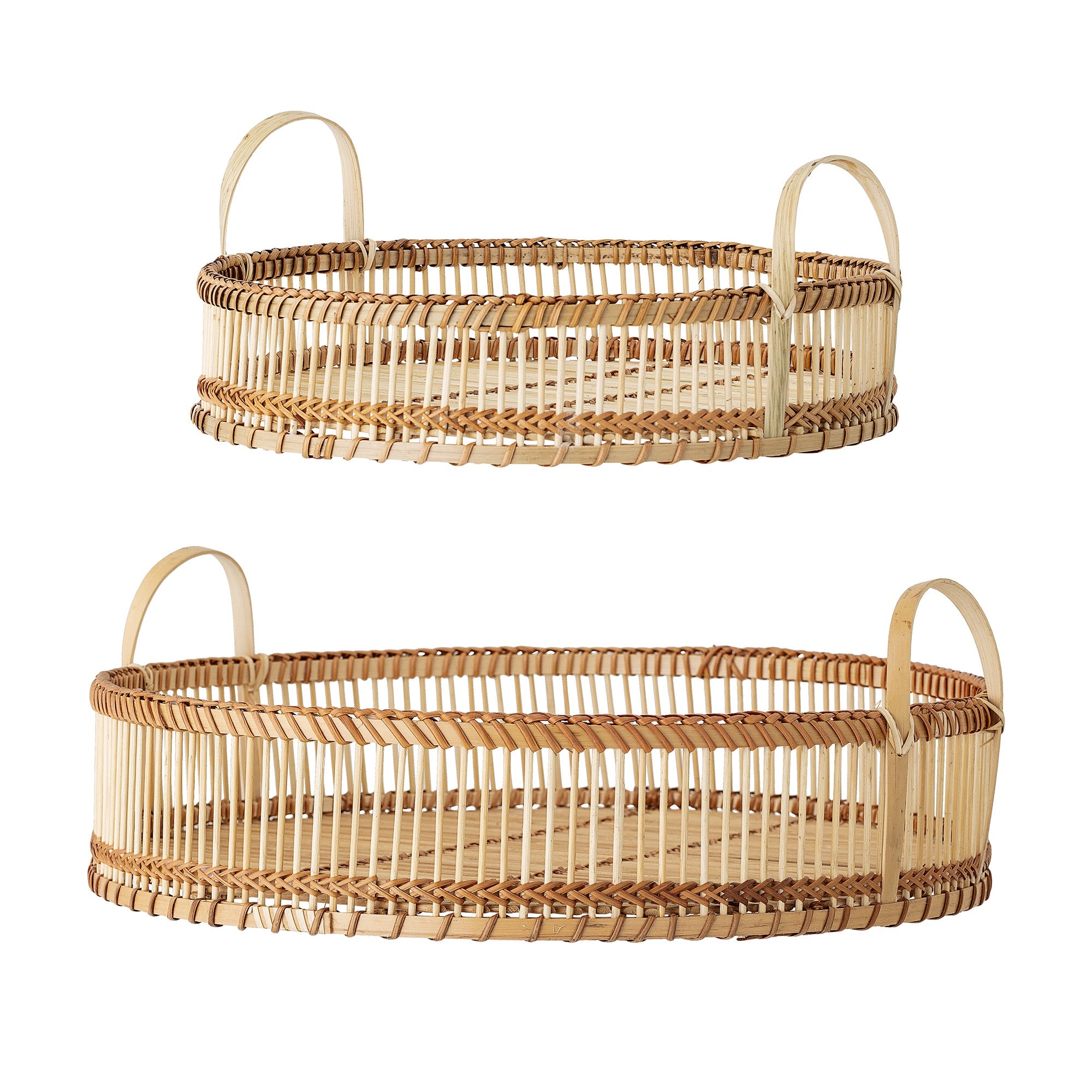 Bloomingville - Salle Serving Tray set of 2 - Nature Bamboo - HAYGEN