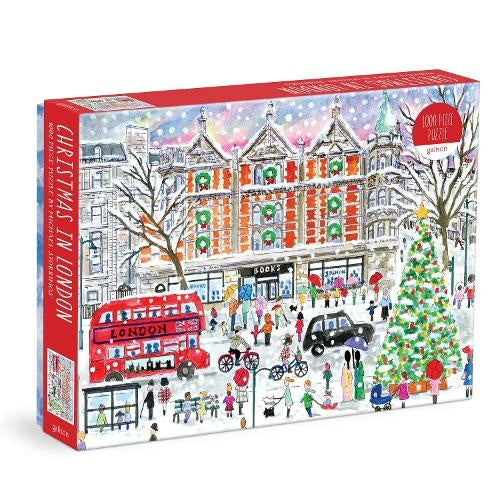 Christmas in London 1000 Piece Puzzle - HAYGEN