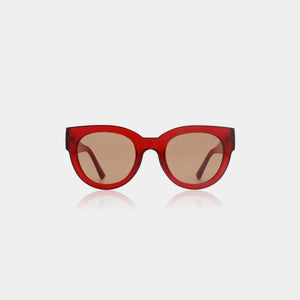Lilly Sunglasses - Red Transparent - HAYGEN