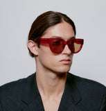 Lilly Sunglasses - Red Transparent - HAYGEN