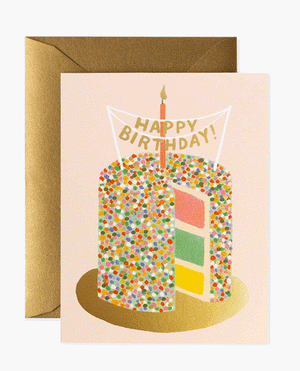 Rifle - Layer Cake Happy Birthday Card - HAYGEN