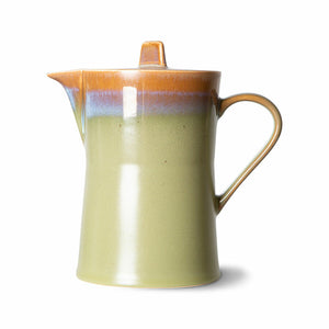 HKliving - 70s Ceramics Tea Pot - Peat - HAYGEN