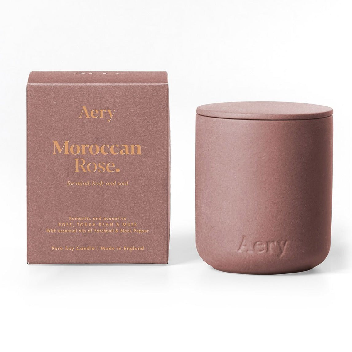 Aery - Moroccan Rose Scented Candle - HAYGEN