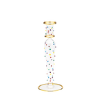 Anna + Nina - Confetti Glass Candleholder - HAYGEN