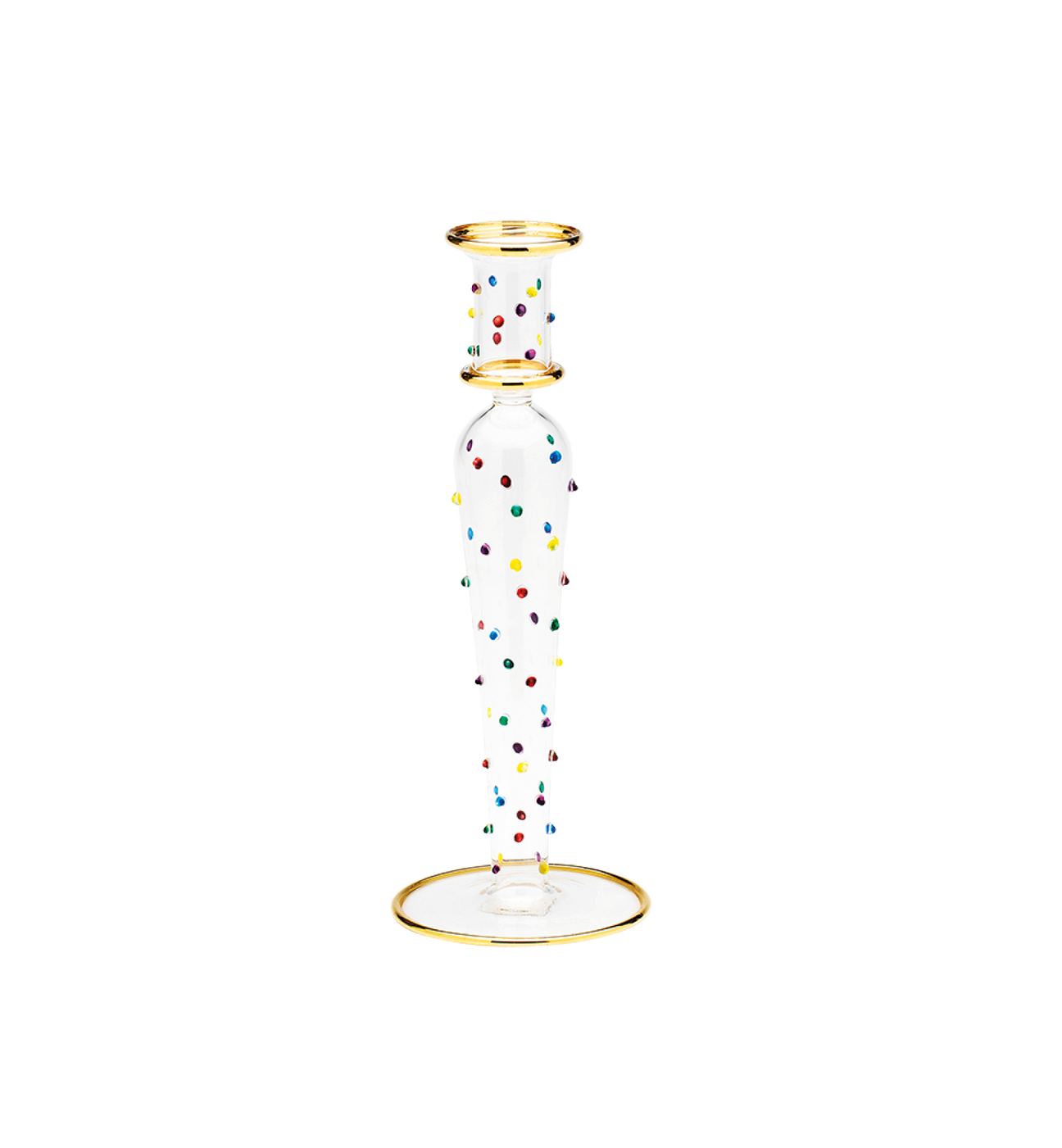 Anna + Nina - Confetti Glass Candleholder - HAYGEN