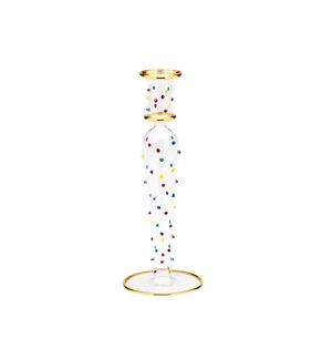 Anna + Nina - Confetti Glass Candleholder - HAYGEN