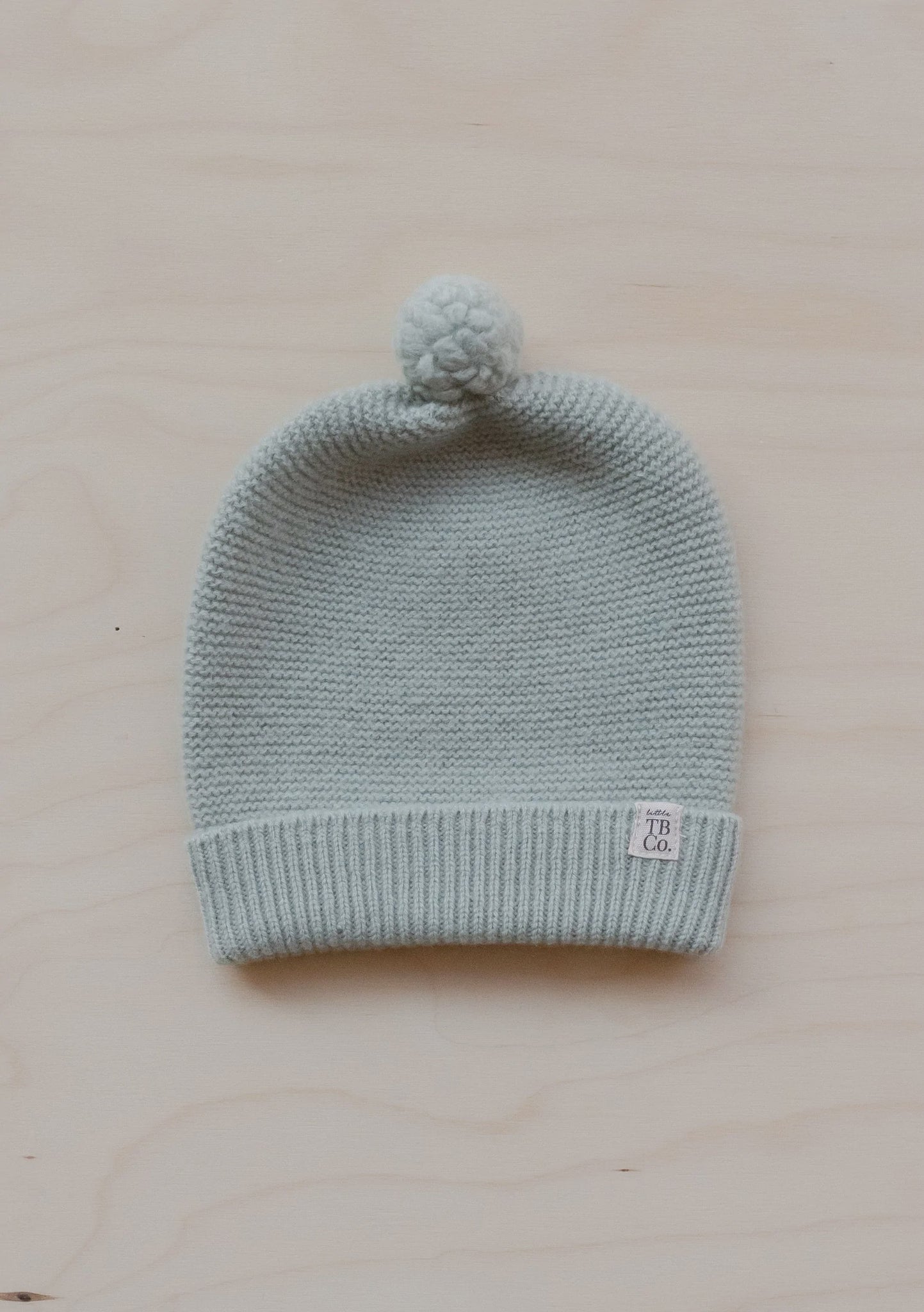 The Tartan Blanket Co - Cashmere & Merino Baby Beanie - Sage - HAYGEN
